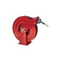 Alemite Hose Reel Assembly, Double Post High Pressure Narrow, 14 In X 50 Ft Hose, 6500 Psi, Bench, 8081B 8081-B